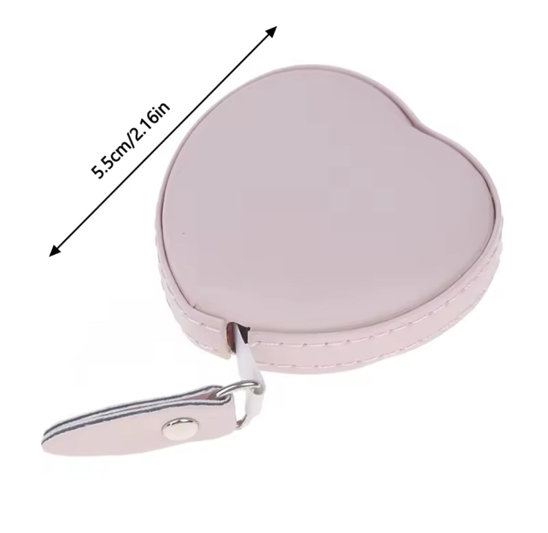 Cute Heart Shape Measuring Tape, Portable Soft Leather Measuring Tape, Mini Ruler for Body Measuring Tool Cute Heart Shape Measuring Tape, Portable Soft Leather Measuring Tape, Mini Ruler for Body Measuring Tool